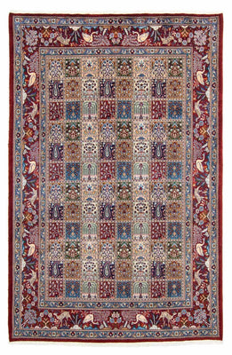 Tapis persan - Classique - 295 x 198 cm - rouge foncé