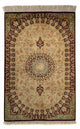 Tapis persan - Ghom - 90 x 59 cm - marron