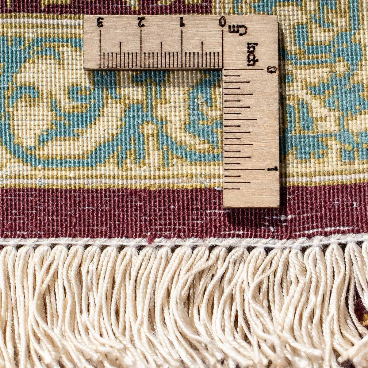 Tapis persan - Ghom - 90 x 59 cm - marron