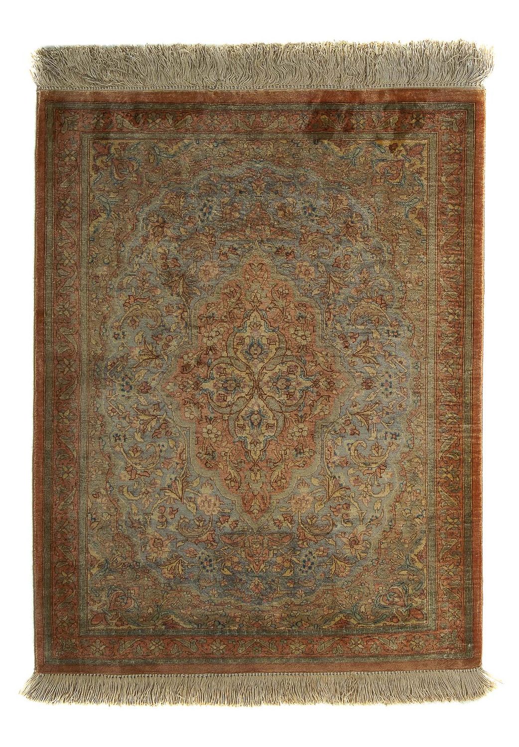 Tapis persan - Ghom - 76 x 57 cm - multicolore