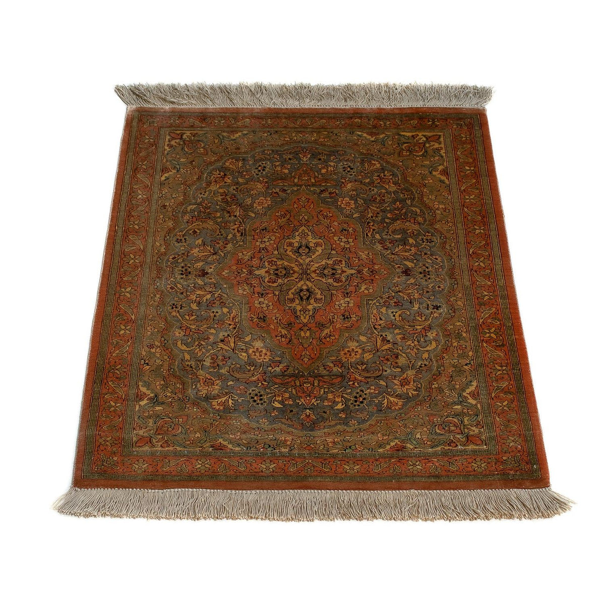 Tapis persan - Ghom - 76 x 57 cm - multicolore