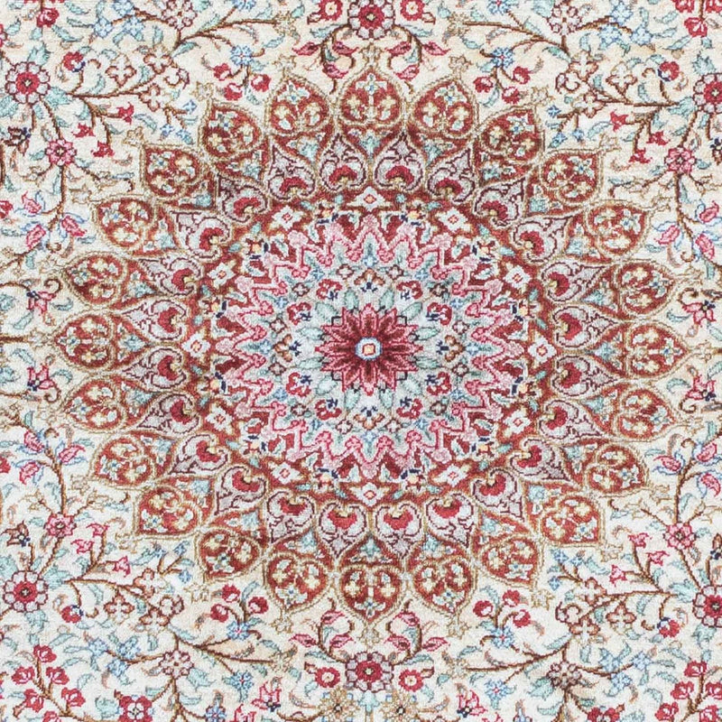 Tapis persan - Ghom - 122 x 79 cm - beige