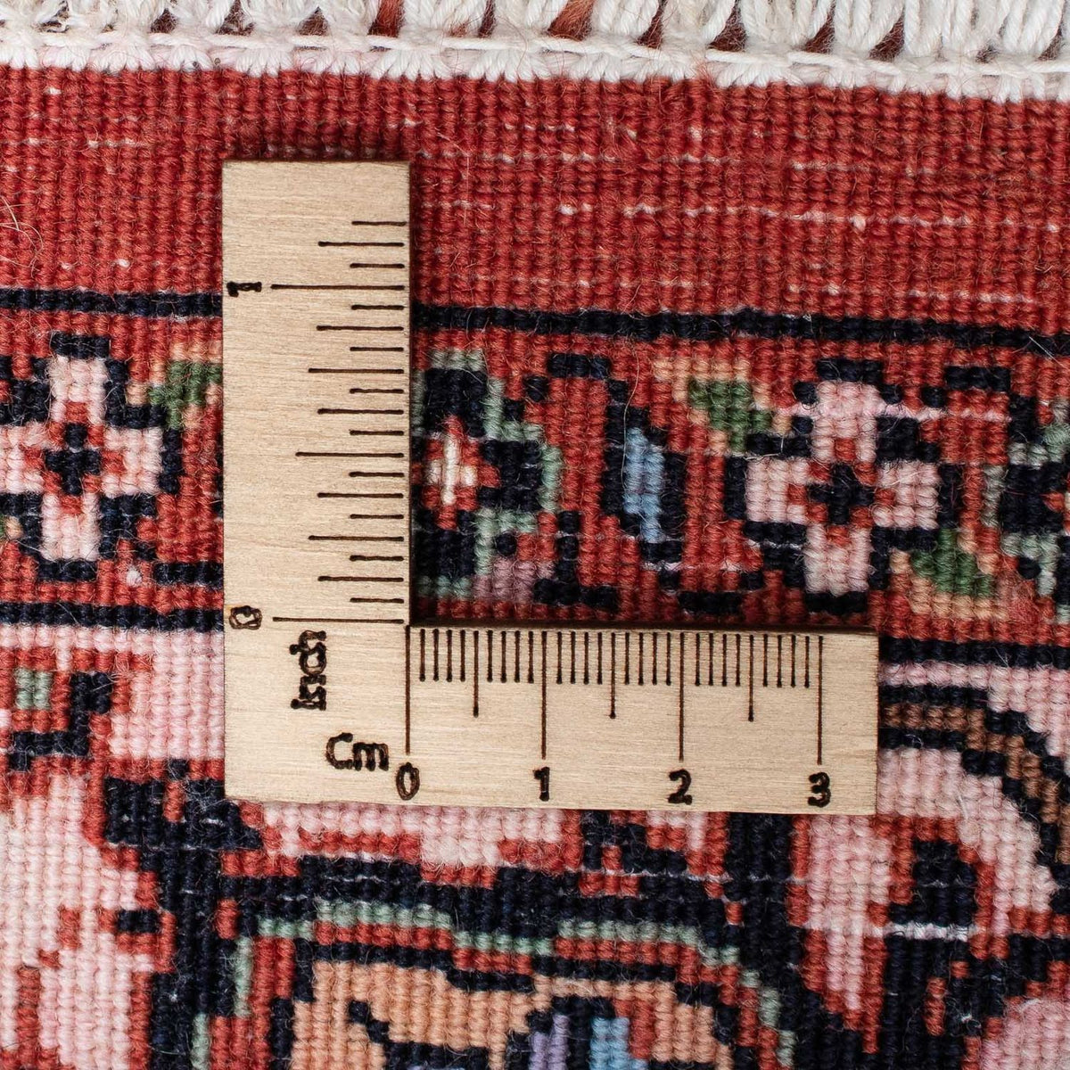 Tapis de couloir Tapis persan - Bidjar - 185 x 98 cm - rouge clair