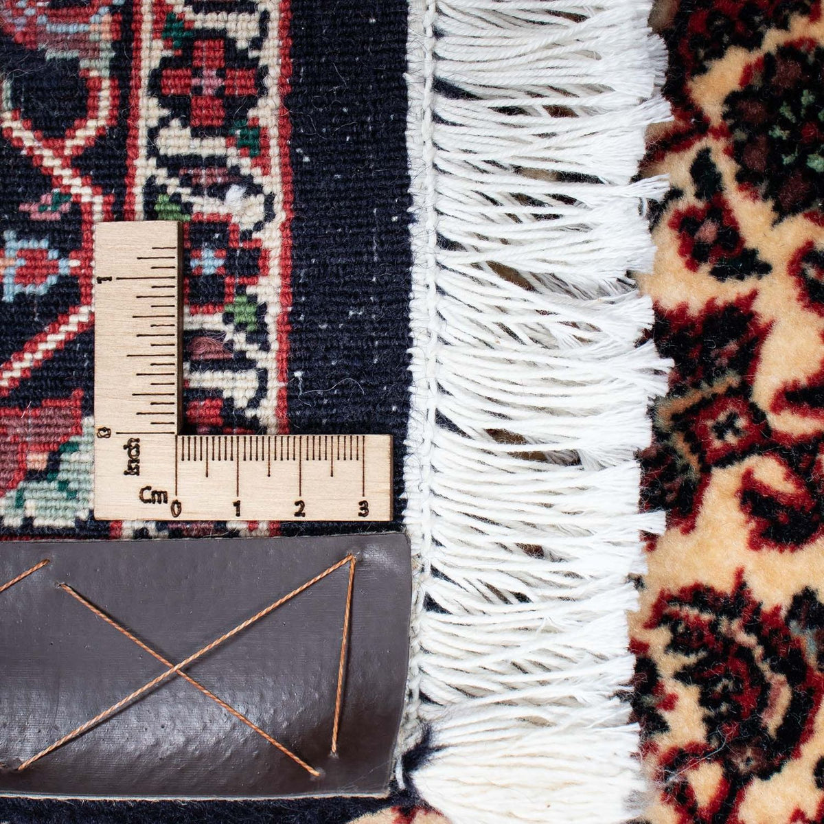 Tapis de couloir Tapis persan - Bidjar - 198 x 102 cm - beige