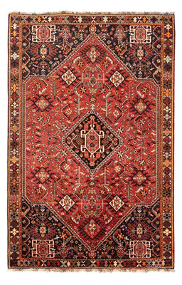 Tapis persan - Nomadic - 252 x 163 cm - rouge clair