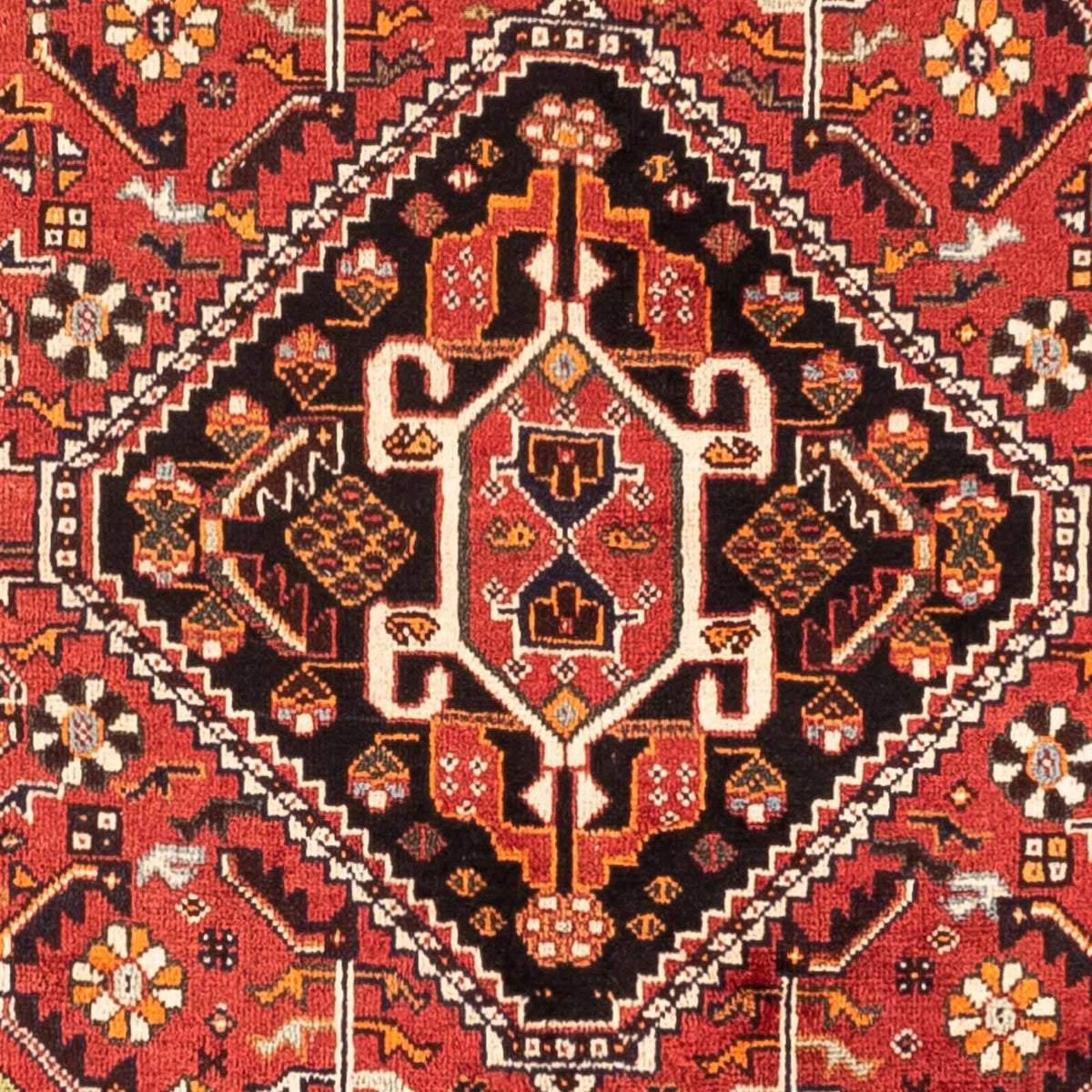 Tapis persan - Nomadic - 252 x 163 cm - rouge clair