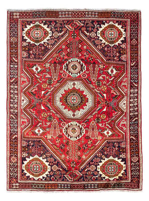 Tapis persan - Nomadic - 218 x 164 cm - rouge