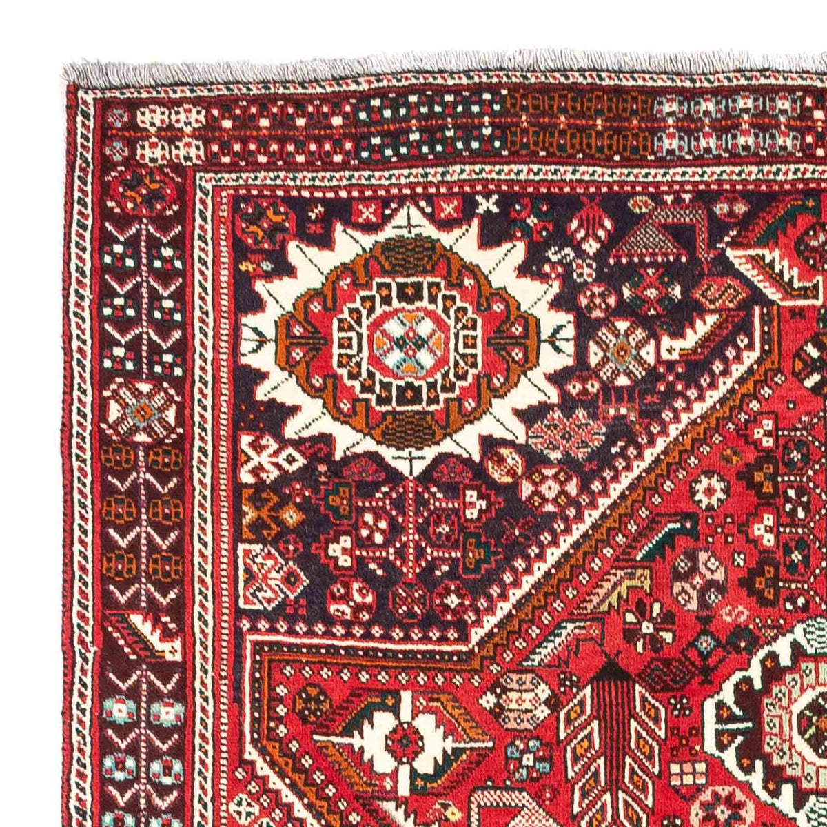 Tapis persan - Nomadic - 218 x 164 cm - rouge