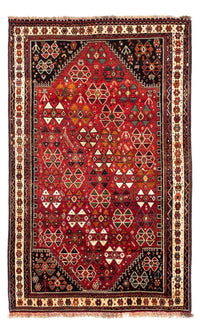 Tapis persan - Nomadic - 233 x 152 cm - rouge foncé