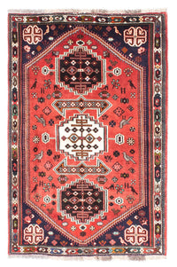 Tapis persan - Nomadic - 170 x 116 cm - rouge foncé