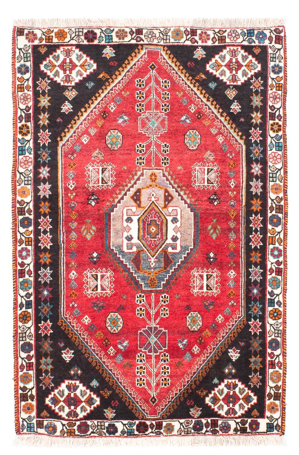 Tapis persan - Nomadic - 152 x 102 cm - rouge