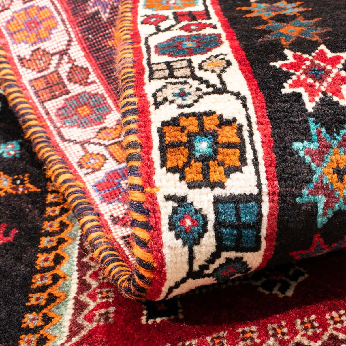 Tapis persan - Nomadic - 152 x 102 cm - rouge