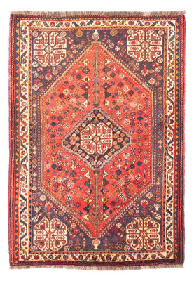 Tapis persan - Nomadic - 167 x 128 cm - rouge foncé