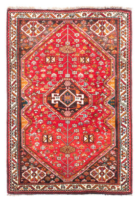 Tapis persan - Nomadic - 155 x 106 cm - rouge