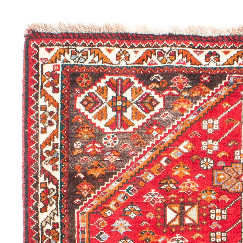 Tapis persan - Nomadic - 155 x 106 cm - rouge