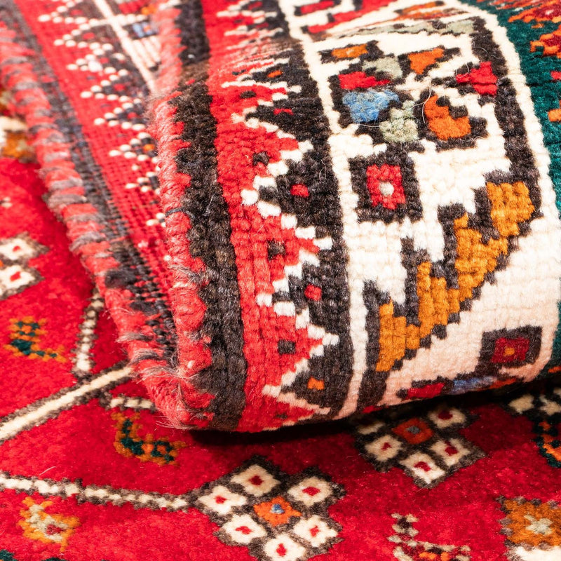 Tapis persan - Nomadic - 155 x 106 cm - rouge