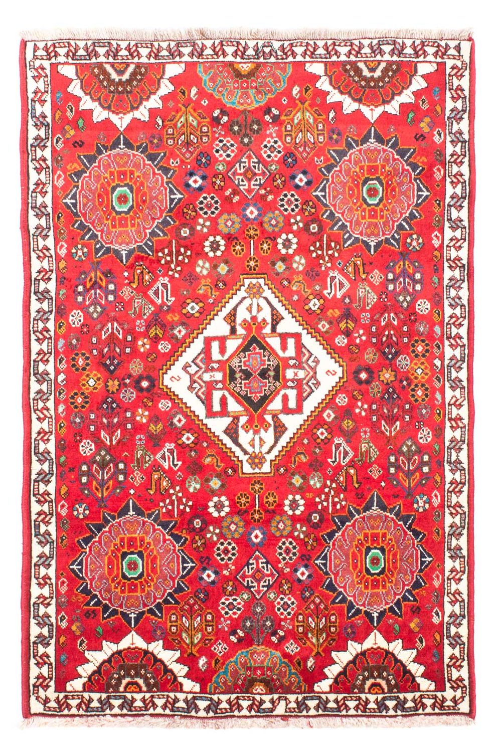 Tapis persan - Nomadic - 171 x 113 cm - rouge