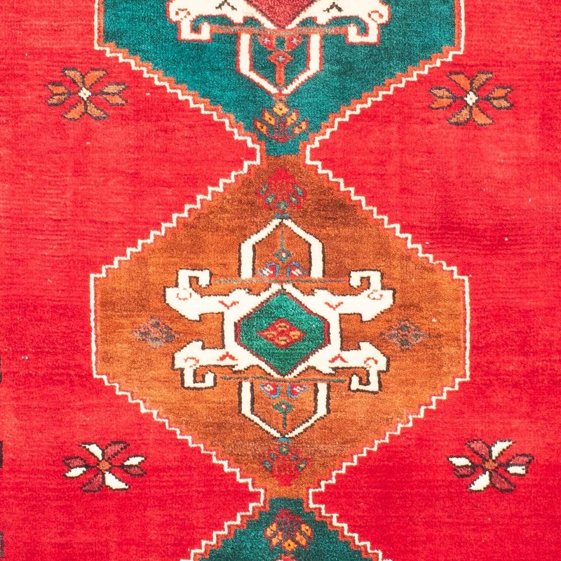 Tapis persan - Nomadic - 160 x 110 cm - rouge foncé