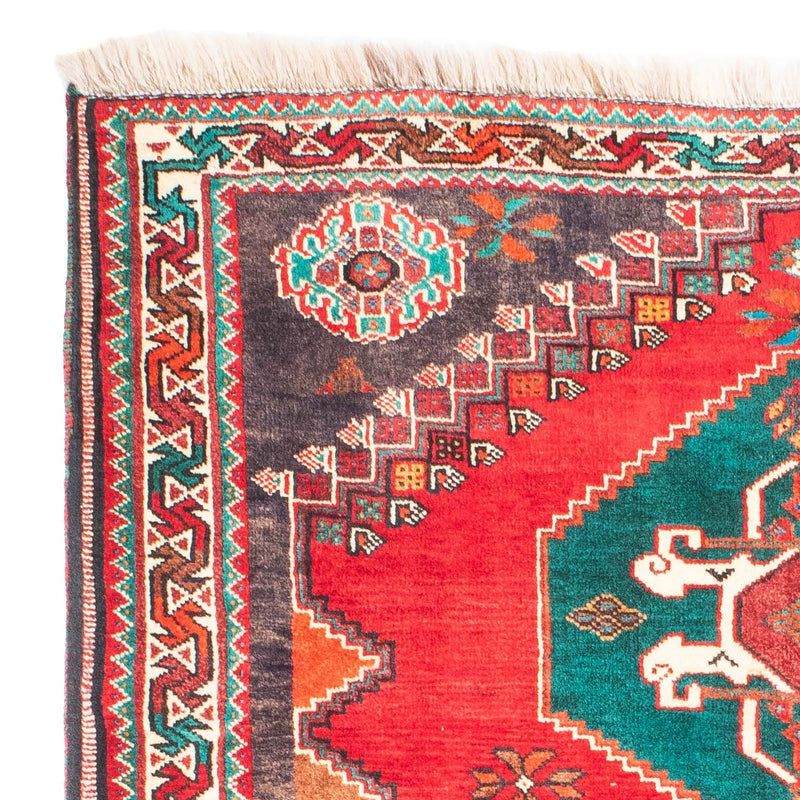 Tapis persan - Nomadic - 160 x 110 cm - rouge foncé