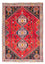 Tapis persan - Nomadic - 151 x 106 cm - rouge foncé