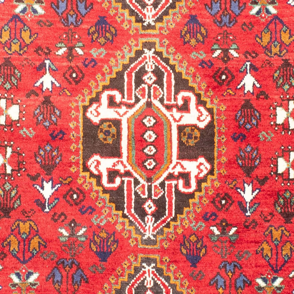 Tapis persan - Nomadic - 162 x 114 cm - rouge foncé