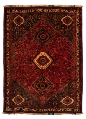 Tapis persan - Nomadic - 273 x 203 cm - rouge foncé