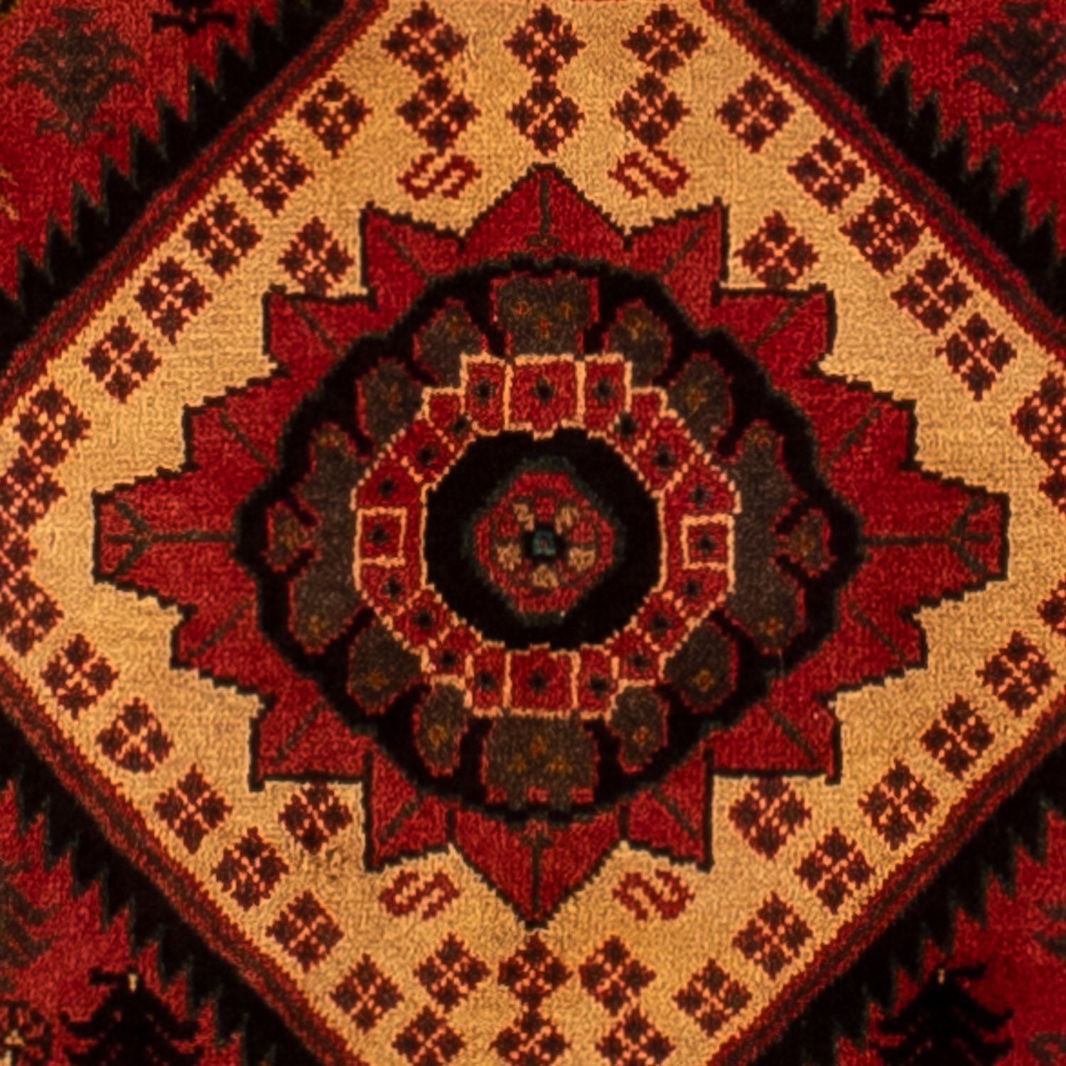 Tapis persan - Nomadic - 273 x 203 cm - rouge foncé