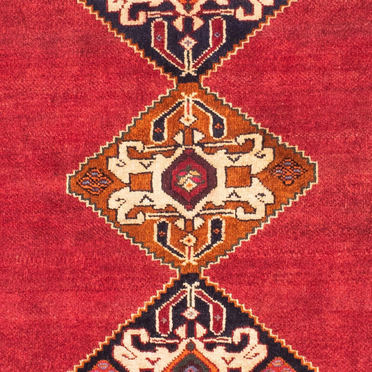 Tapis persan - Nomadic - 155 x 110 cm - rouge foncé