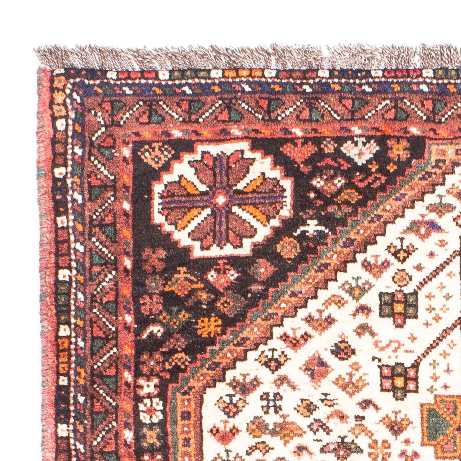 Tapis persan - Nomadic - 148 x 103 cm - beige