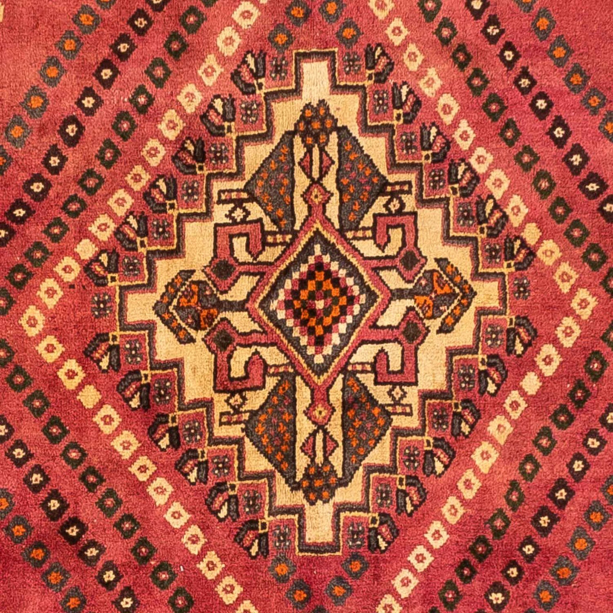 Tapis persan - Nomadic - 270 x 175 cm - rouge clair