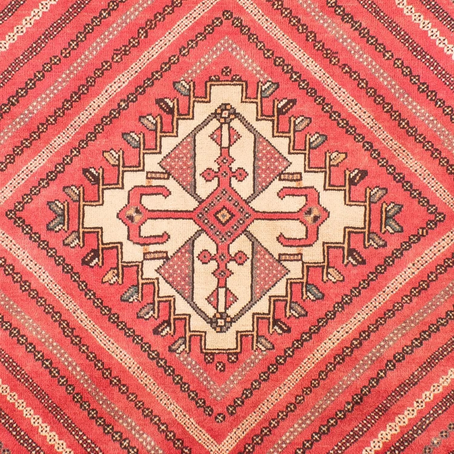 Tapis persan - Nomadic - 289 x 213 cm - rouge