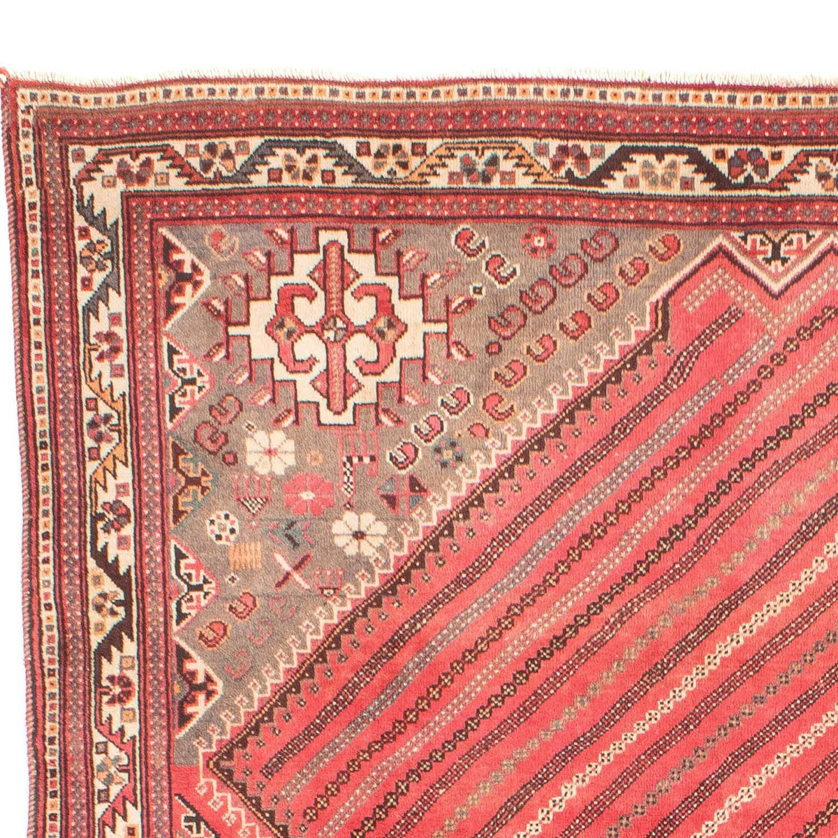 Tapis persan - Nomadic - 289 x 213 cm - rouge