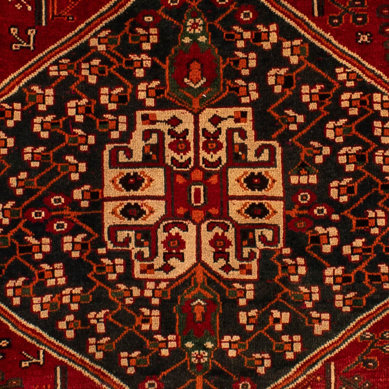 Tapis persan - Nomadic - 305 x 214 cm - rouge foncé