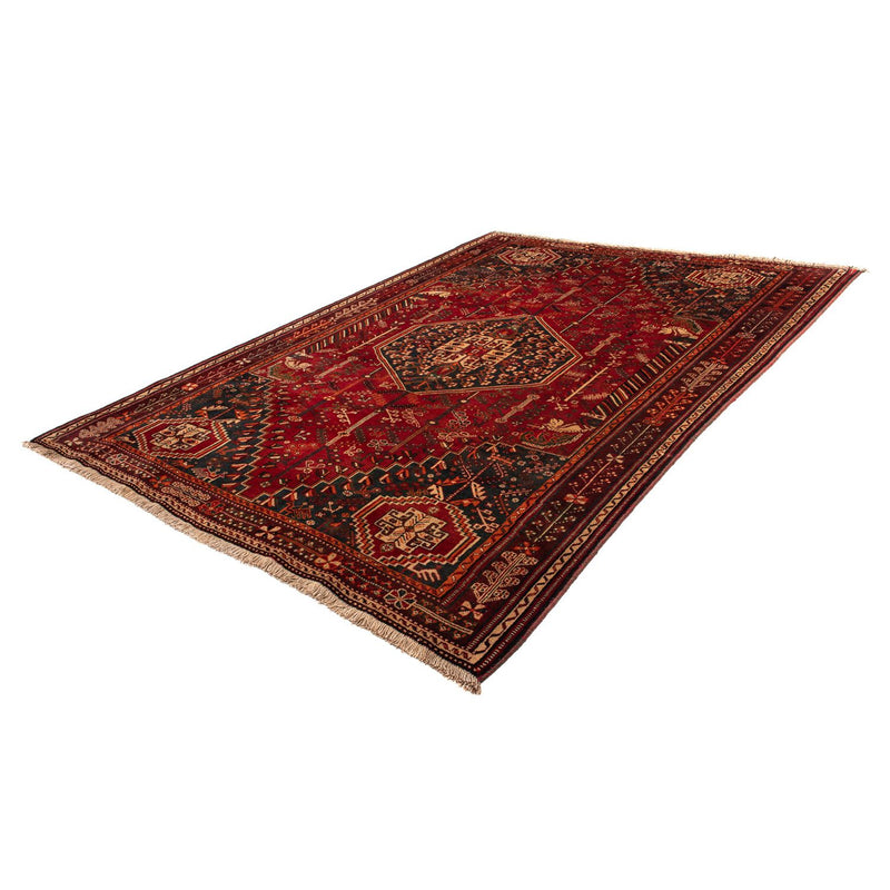 Tapis persan - Nomadic - 305 x 214 cm - rouge foncé