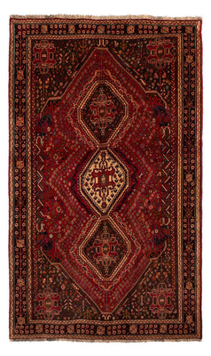 Tapis persan - Nomadic - 280 x 177 cm - rouge foncé