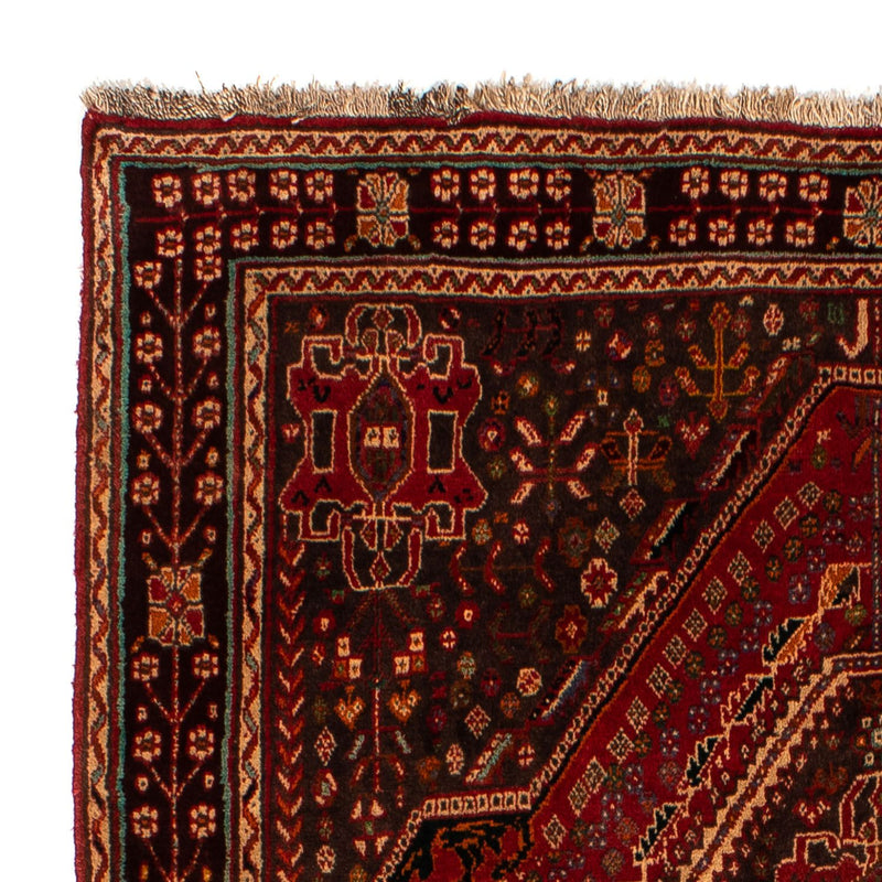 Tapis persan - Nomadic - 280 x 177 cm - rouge foncé