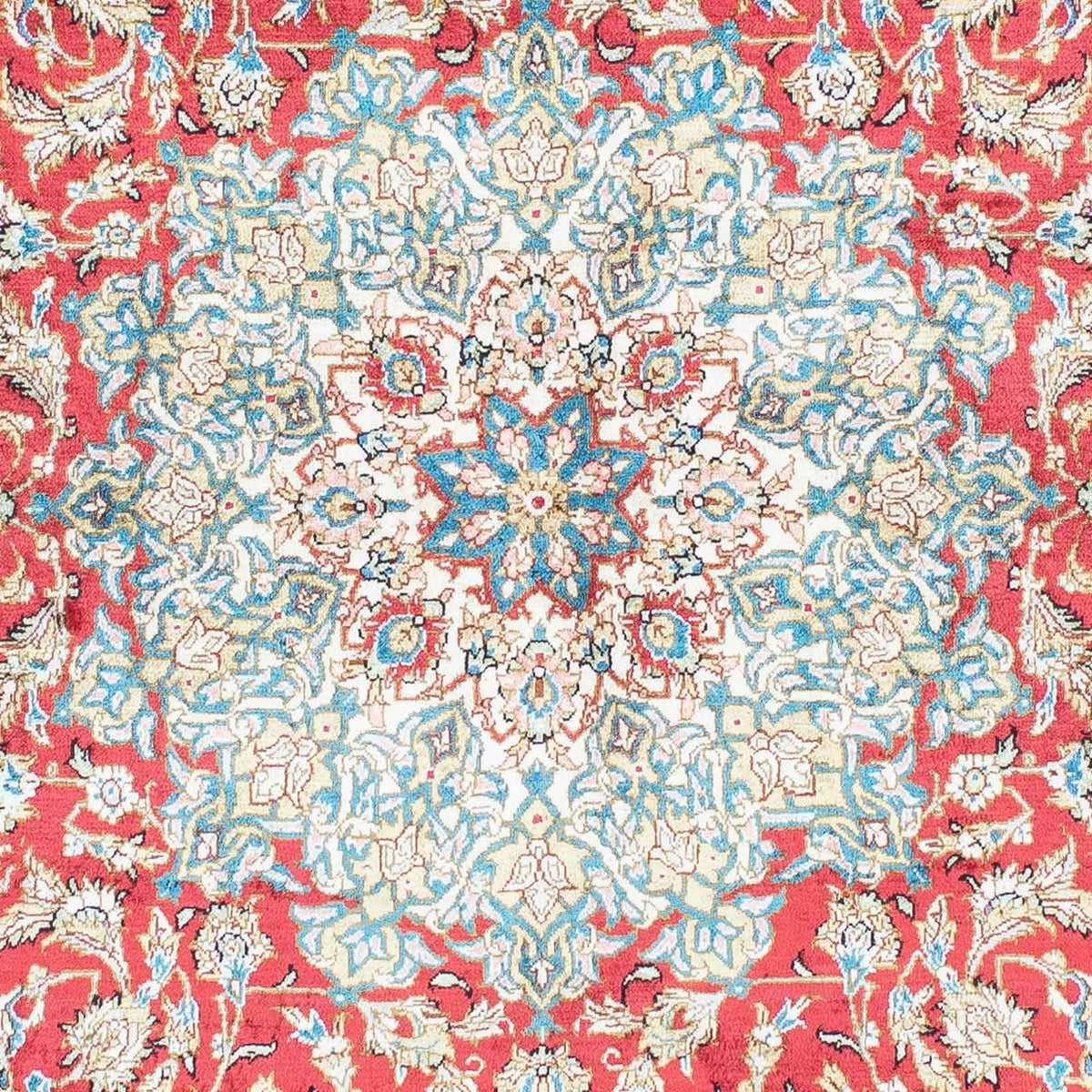 Tapis persan - Ghom - 156 x 98 cm - rouge