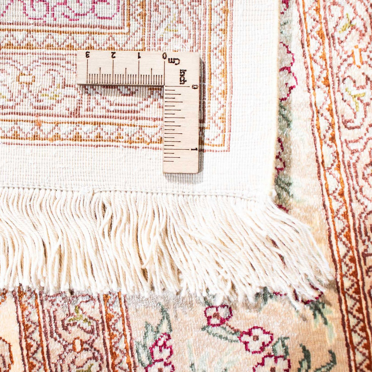 Tapis persan - Ghom - 157 x 102 cm - beige