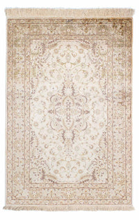 Tapis persan - Ghom - 147 x 99 cm - beige