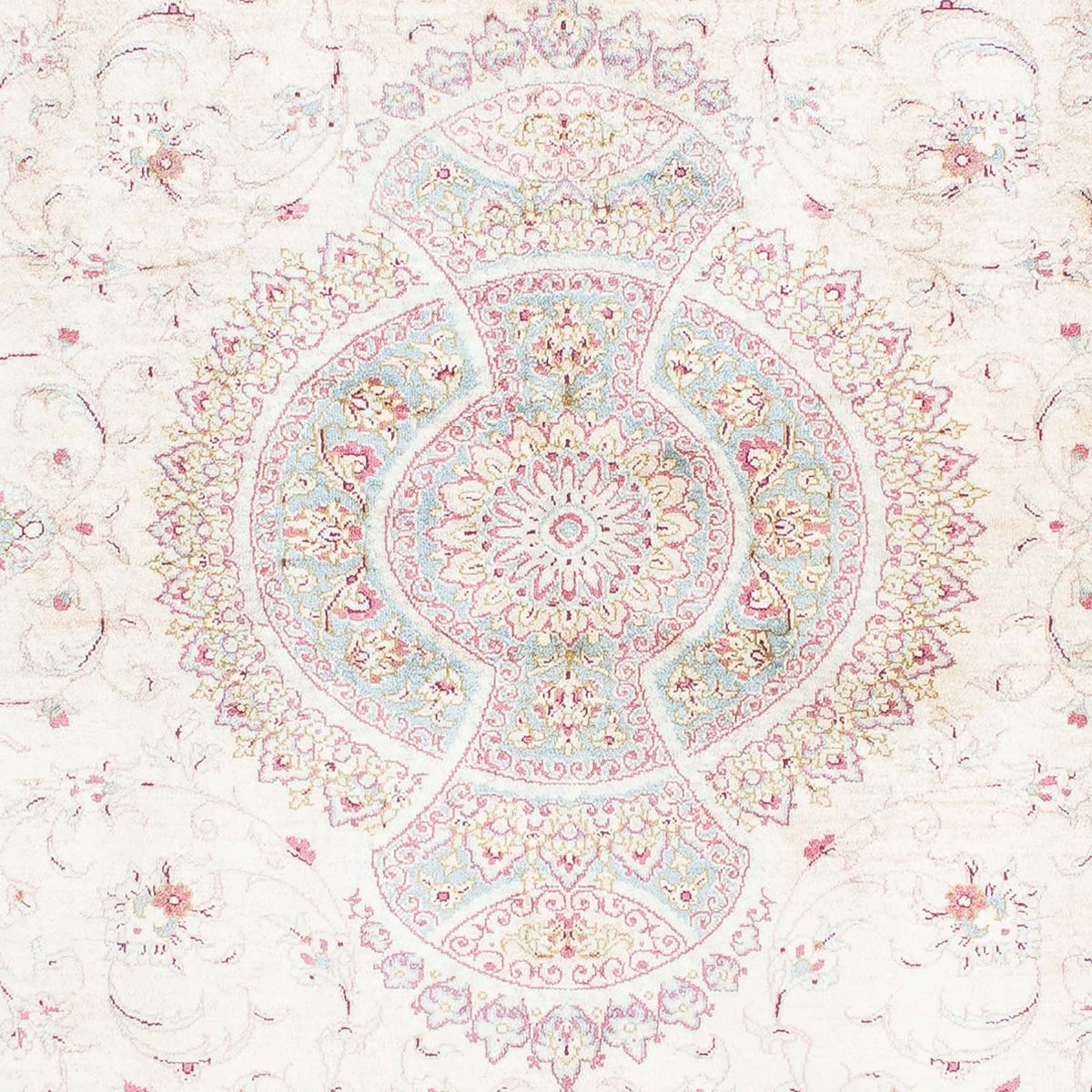 Tapis persan - Ghom - 143 x 103 cm - beige