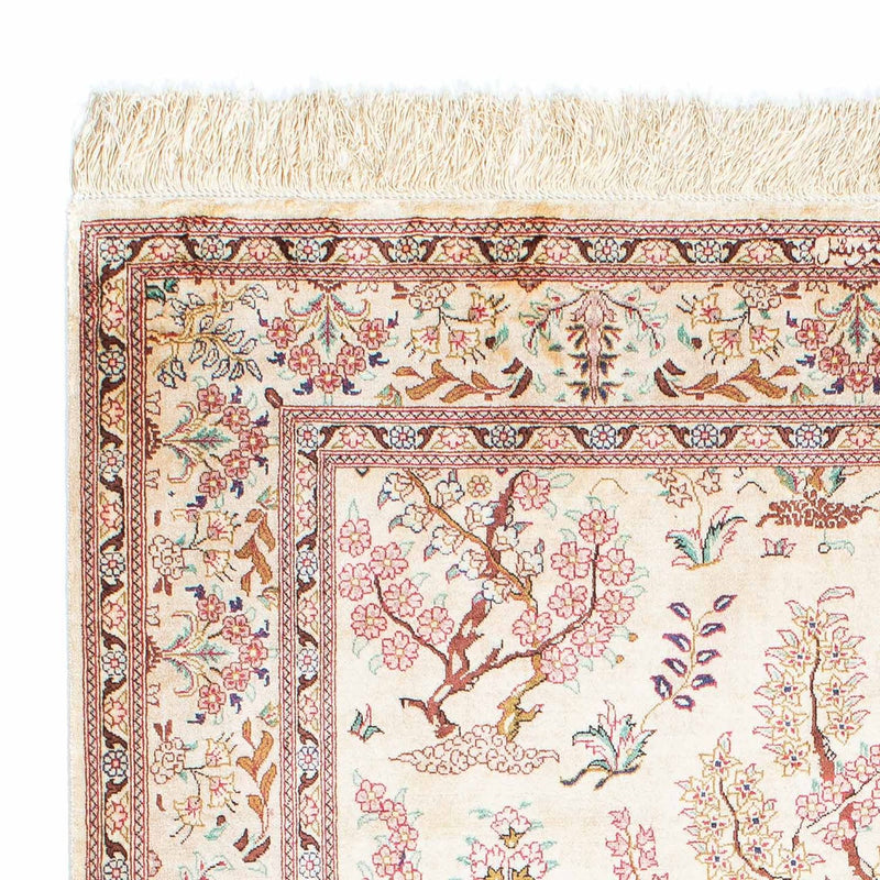 Tapis persan - Ghom - 146 x 104 cm - beige
