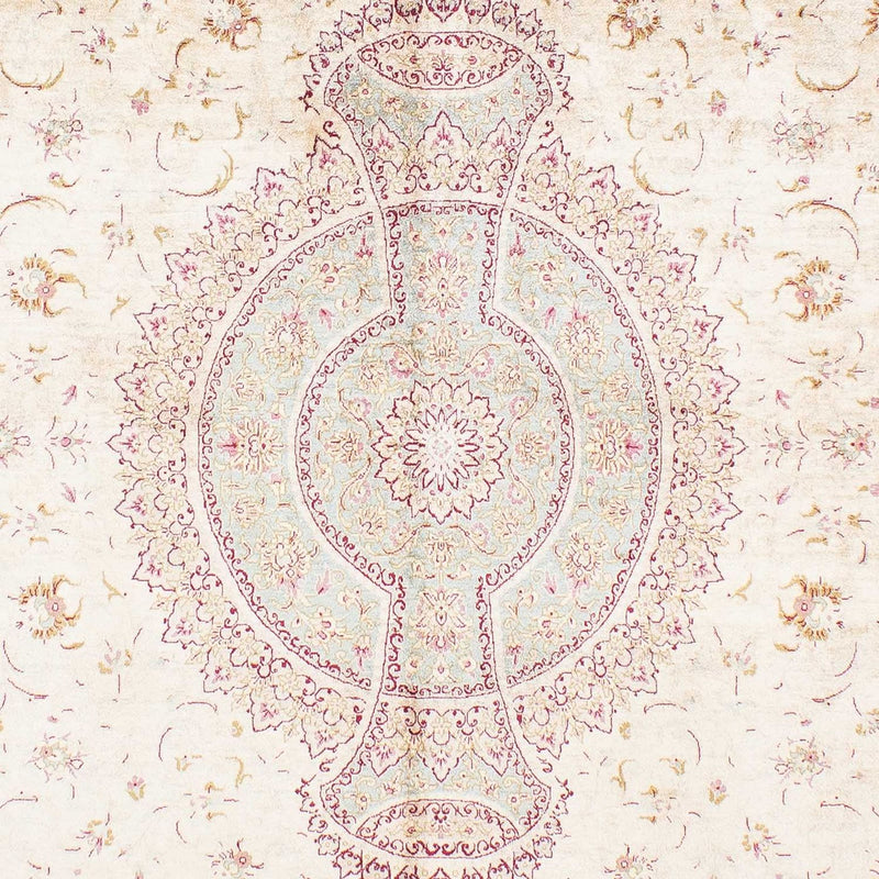Tapis persan - Ghom - 233 x 158 cm - beige