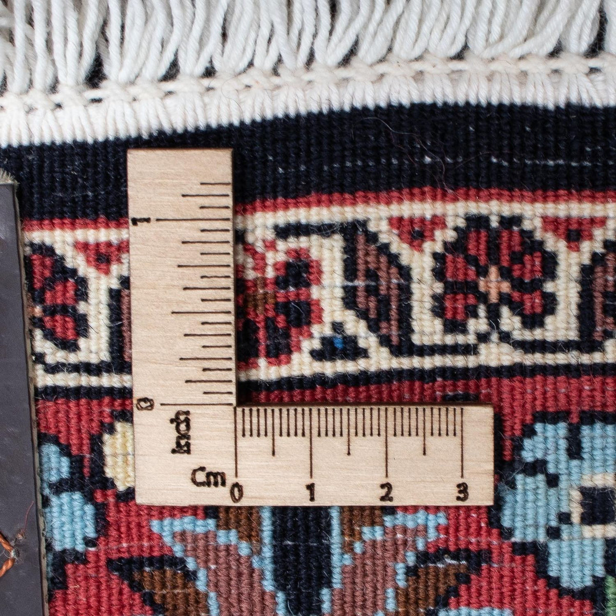 Tapis de couloir Tapis persan - Bidjar - 209 x 98 cm - bleu foncé