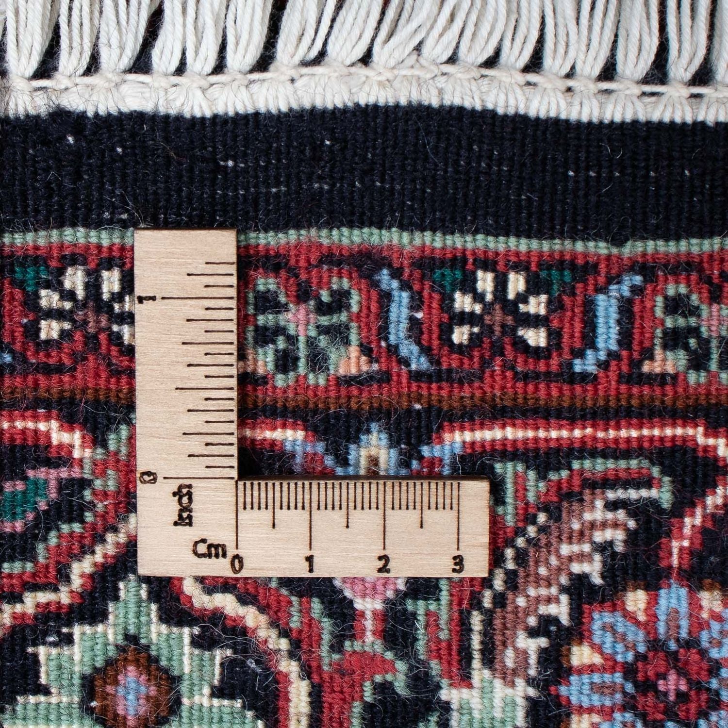 Tapis de couloir Tapis persan - Bidjar - 200 x 99 cm - bleu foncé