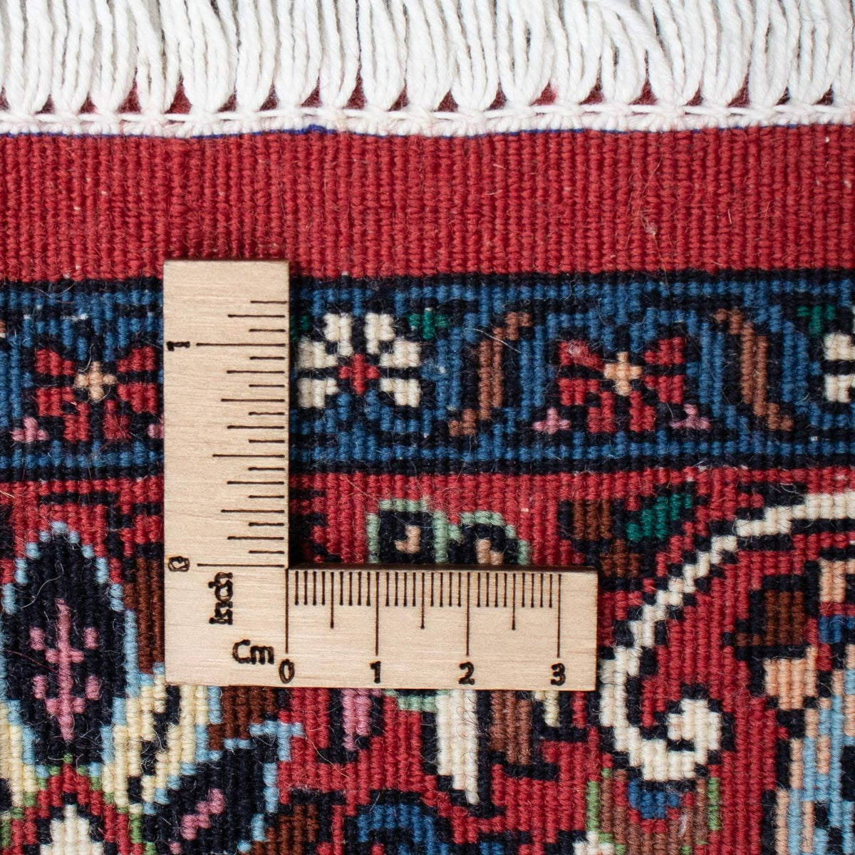 Tapis de couloir Tapis persan - Bidjar - 200 x 97 cm - rouge clair