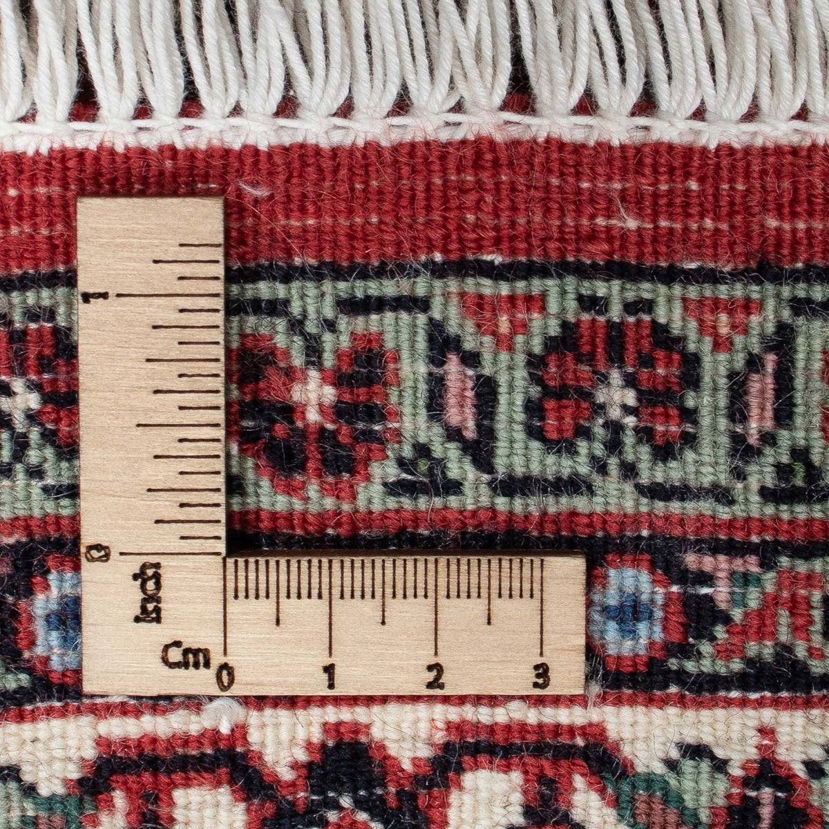 Tapis persan - Bidjar - 204 x 129 cm - rouge clair