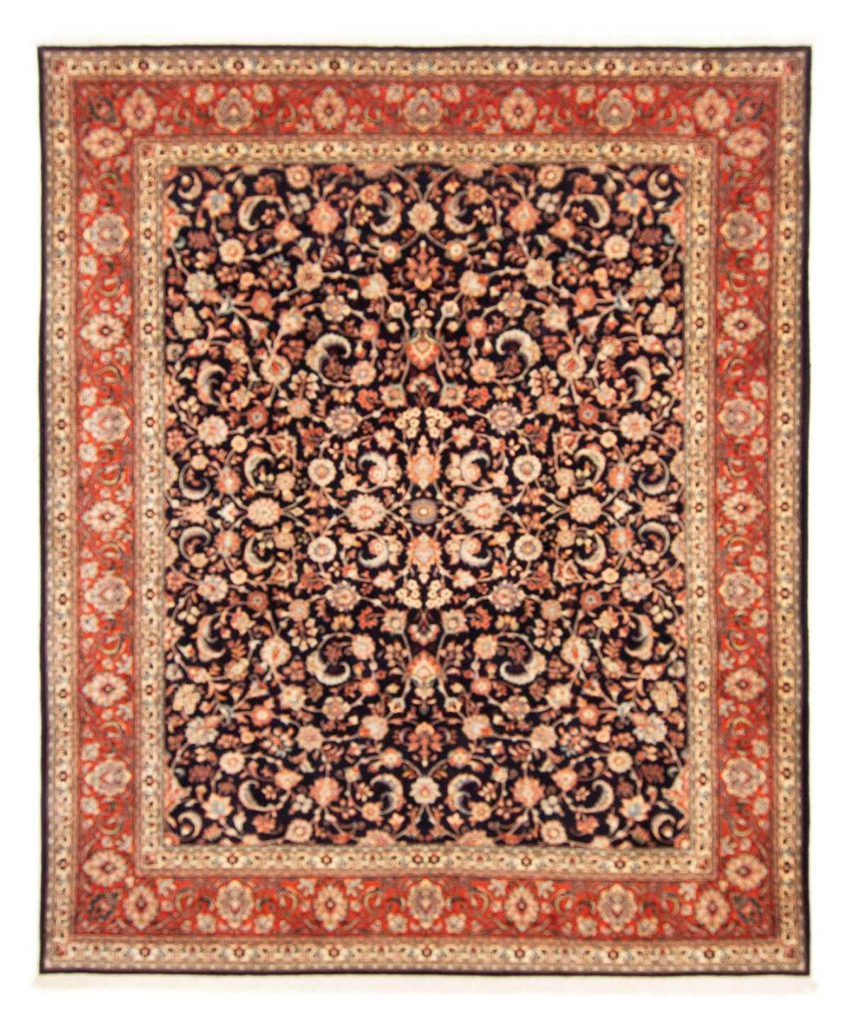 Tapis persan - Classique - 300 x 248 cm - bleu foncé