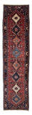 Tapis de couloir Tapis persan - Nomadic - 370 x 84 cm - rouge foncé