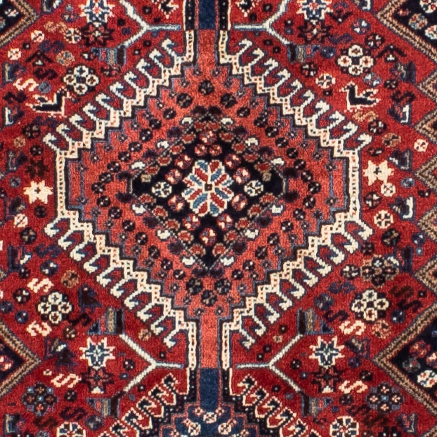 Tapis de couloir Tapis persan - Nomadic - 368 x 80 cm - rouge foncé