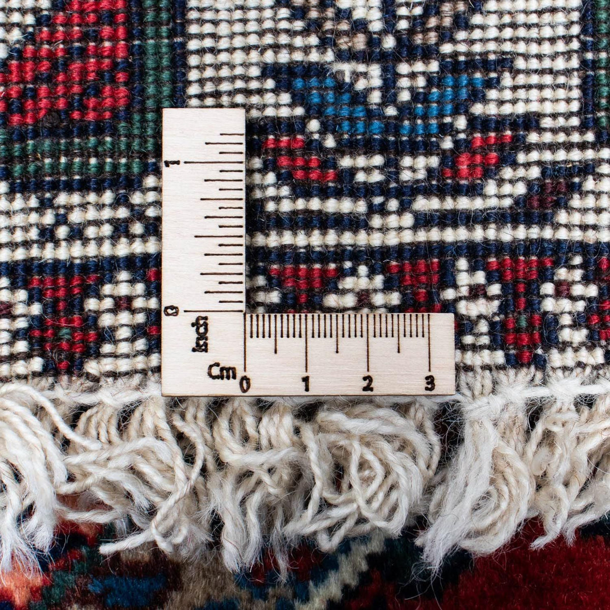 Tapis de couloir Tapis persan - Nomadic - 380 x 78 cm - rouge foncé